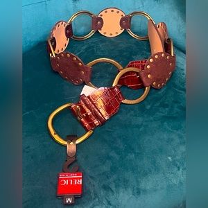 NWT- Relic - Vintage/Boho/Western Brown Belt - Medium